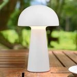 LED-Tischleuchte Lennon IP44, Akku, Touchdim, wei&szlig;