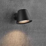 Au&szlig;enwandleuchte Aleria, Metall schwarz