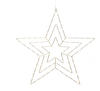 Konstsmide Christmas LED-Dekoleuchte Silberstern 66x64 cm silber