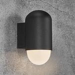 Au&szlig;enwandlampe Heka, schwarz, Aluminium, H&ouml;he 21,6 cm