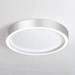Bopp Aura LED-Deckenlampe &Oslash; 40cm wei&szlig;/aluminium