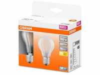 OSRAM Classic A LED-Lampe E27 11W 2.700K matt 2er