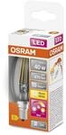 OSRAM LED-Lampe E14 4W GLOWdim klar