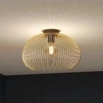 Deckenlampe Venezuela, Schirm aus goldenen St&auml;ben