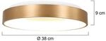 LED-Deckenleuchte Ringlede, 2.700 K, &Oslash; 38 cm, gold, Metall