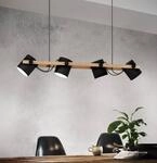 H&auml;ngeleuchte Hornwood, vierflammig, schwenkbar