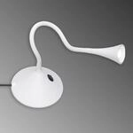 Flexible LED-Tischleuchte Viper in Wei&szlig;