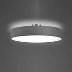 Deckenleuchte Hotel, nickel matt/grau, &Oslash; 65 cm