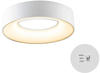 LED-Deckenleuchte Sauro, Ø 30 cm, weiß