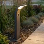Lucande LED-Wegelampe Timm, Sensor, 60 cm, anthrazit, IP54