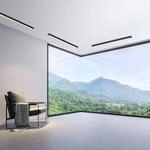 LED-Deckenlampe PURE Lines Straight, graphite, 110 cm, CCT