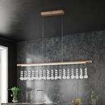 LED-H&auml;ngelampe Nobilis, dimmbar, nickel satin