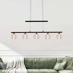 LED-Pendelleuchte Brass 5-flammig h&ouml;henverstellbar