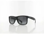 Ray Ban Justin RB4165 622/T3 54 black rubber / polar grey gradient