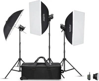 Godox MS200V-D, Godox MS200V-D Trio Studioblitzger&auml;t Kit