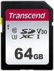 Transcend TS64GSDC300S, Transcend 64GB SDXC-Karte 300S UHS-I U1 V10 100/85 MB/s