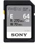 Sony SFE64.AE, Sony 64GB SDXC Speicherkarte UHS II Class 10 U3 V30