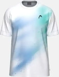 Head 816046-TQXV, Head Topspin T-Shirt Jungen - t&uuml;rkis, wei&szlig;
