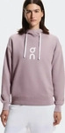 On 1WE10044390, On Club Hoody Damen - mauve, wei&szlig;
