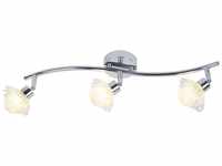 LED Deckenstrahler chrom Näve Flower 3x G9 1151442