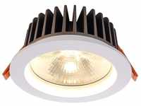 Kapego Deko Light COB 130 Einbaustrahler LED weiß 1360lm 3000K >90 Ra 60° Modern
