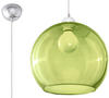 Sollux BALL Kugel Hängellampe grün, chrom 1-flg. E27 SL.0254
