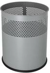 helit Papierkorb &raquo;the dot H25157&laquo; 15 L grau, 26x31.5x26 cm