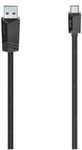 Hama USB-Kabel 3.2 A/C-Stecker 1,5 m schwarz