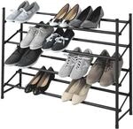 Wenko Anti-Rutsch-Schuhregal &raquo;Hero&laquo; silber, 115x68x26 cm