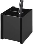 Wedo Stiftehalter &raquo;Black Office&laquo; 2 F&auml;cher schwarz, 8.3x9.6x10 cm