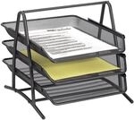 Zeller Briefablagen-System 3 F&auml;cher Meshline A4 grau