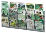 Paperflow Wandprospekthalter &raquo;Integral&laquo; DIN A5 silber, 116x69x2.3 cm