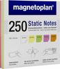 Moderationskarten »Static Notes« 100 x 100 mm mehrfarbig, Magnetoplan, 10x10 cm