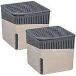 Wenko 2er-Pack Raumentfeuchter &raquo;Cube&laquo; 1000 g beige