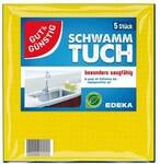 Gut & G&uuml;nstig Schwammtuch 5er-Pack, 18 cm