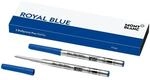 MONTBLANC Kugelschreibermine &raquo;Royal Blau&laquo; F (fein) dokumentenecht blau
