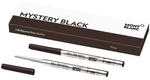 MONTBLANC Kugelschreibermine &raquo;Mystery Black&laquo; F (fein) dokumentenecht schwarz