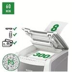 Leitz IQ Aktenvernichter &raquo;Office 300&laquo; P5 wei&szlig;, 23x80.6x46.5 cm