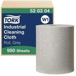 Tork Putztuchrolle &raquo;Premium&laquo; W1 Industrie 1-lagig 950 Bl&auml;tter grau, 42.8 cm