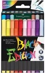 Faber-Castell 20er-PackFilzstifte &raquo;Black Edition&laquo;