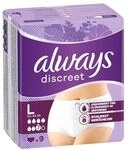 Always Discreet Inkontinenz H&ouml;schen &raquo;Discreet&laquo; Gr&ouml;&szlig;e L EU 44 - 54 9 St&uuml;ck