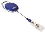 Durable 10er-Pack Ausweishalter &raquo;Jojo Style&laquo; mit Druckknopf blau