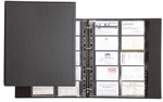 Durable Visitenkartenmappe mit Ringmechanik &raquo;Visifix Economy&laquo; schwarz, 25.5x31.5 cm