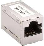 goobay LAN-Adapter &raquo;RJ46/RJ45 CAT 6A&laquo; grau