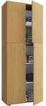 VCM Morgenthaler Aktenschrank 5 OH breit braun, 70.2x183x39 cm