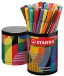 Stabilo 45er-Pack Faserschreiber &raquo;Pen 68 ARTY&laquo; in Metalldose wei&szlig;