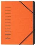 Pagna Ordnungsmappe - 12 F&auml;cher orange, 24.5x32x5 cm
