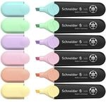 Schneider 6er-Etui Textmarker &raquo;Job Pastell&laquo; schwarz