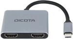 Dicota Mini Dockingstation &raquo;Portable USB-C 4-in-1&laquo;, 5.6x1x4.75 cm