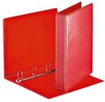 Esselte Pr&auml;sentationsringbuch &raquo;49713&laquo; mit 4-Ring-Mechanik rot, 5x31.9 cm